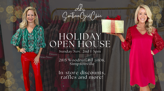 Join Us for Southern Girl Chic’s Holiday Open House
