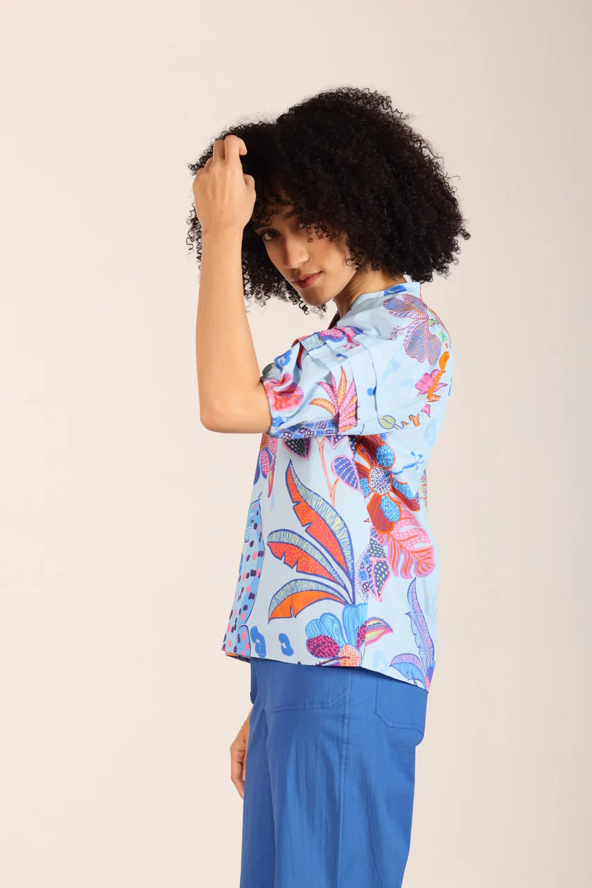 Maude Vivante Raya Top Azure Safari