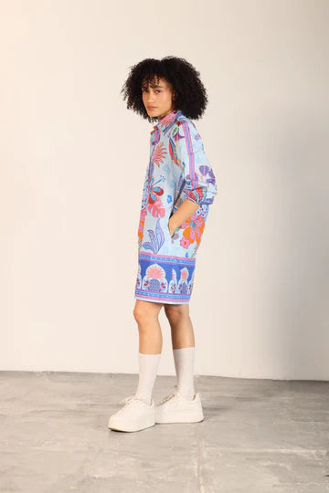 Maude Vivante Ava Dress Azure Safari