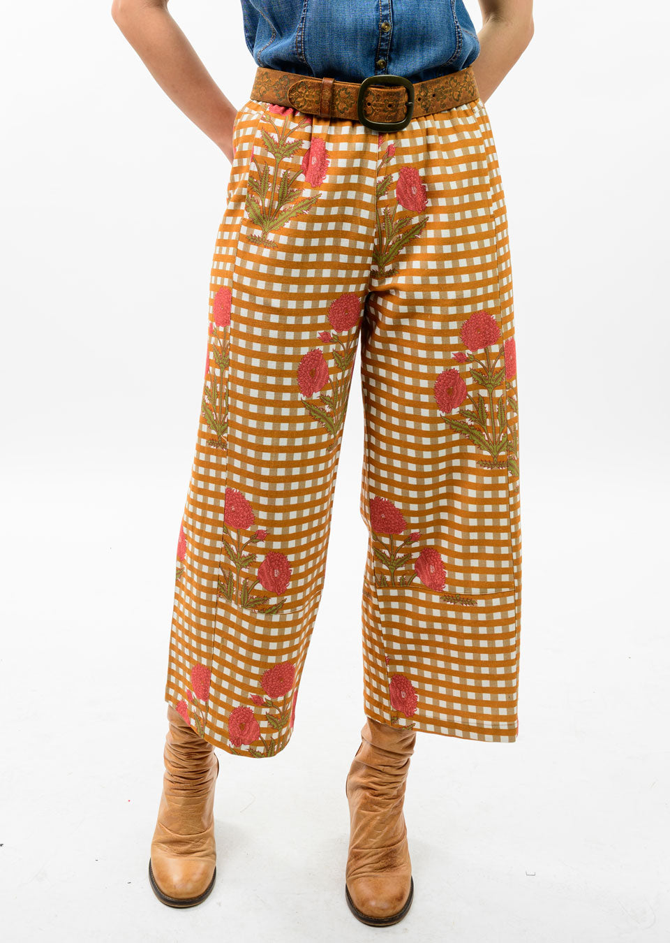 Ivy Jane Barrel Pant Gold