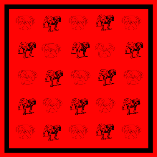 Georgia Bandana Gameday Scarf Bulldog