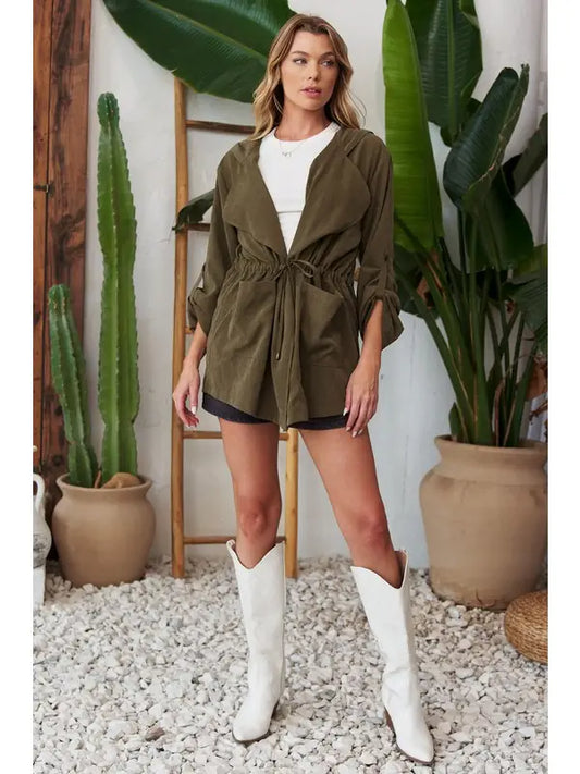 The Olive Everyday Hooded Jacket
