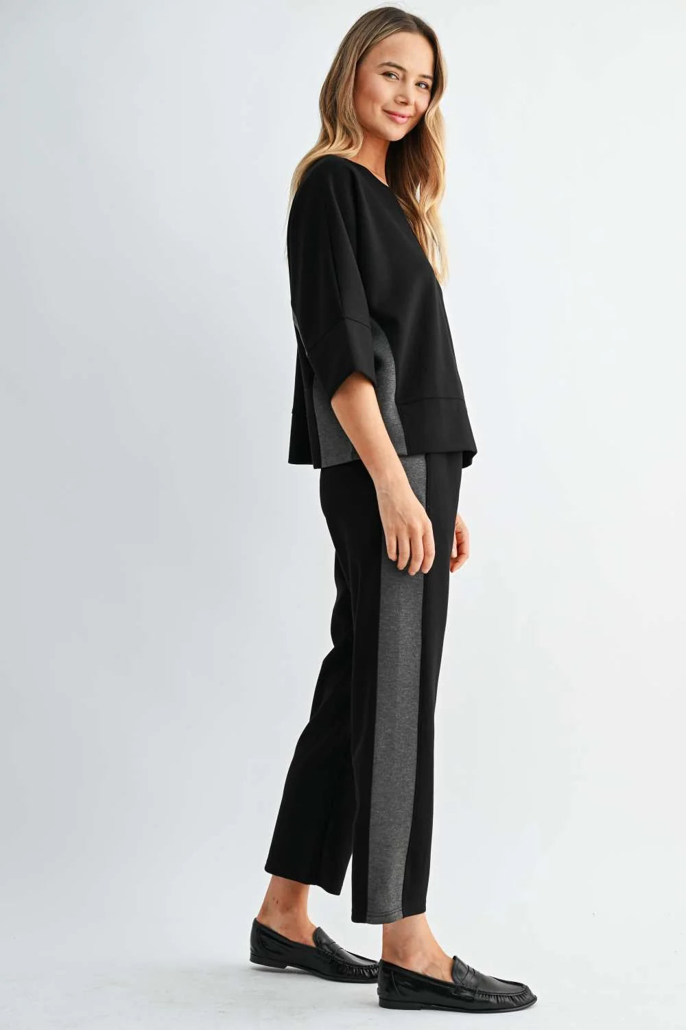 Joh Apparel Kerry Stretch Ponte Pant Black
