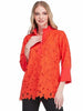 Jade Lace Tunic Flame