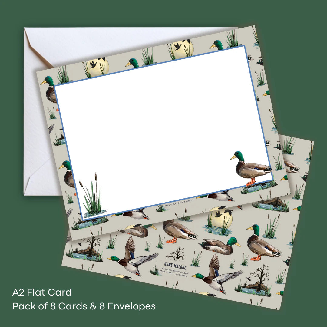 Mallard Ducks- 8 Notecard Set
