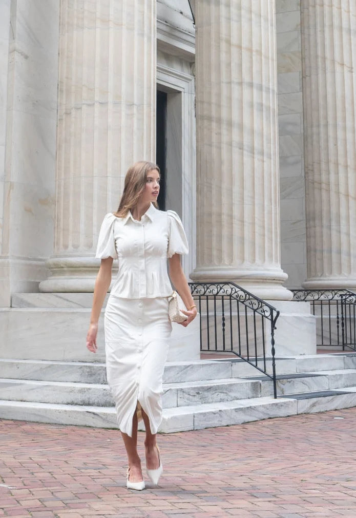 Emily McCarthy Britt Top Carrara