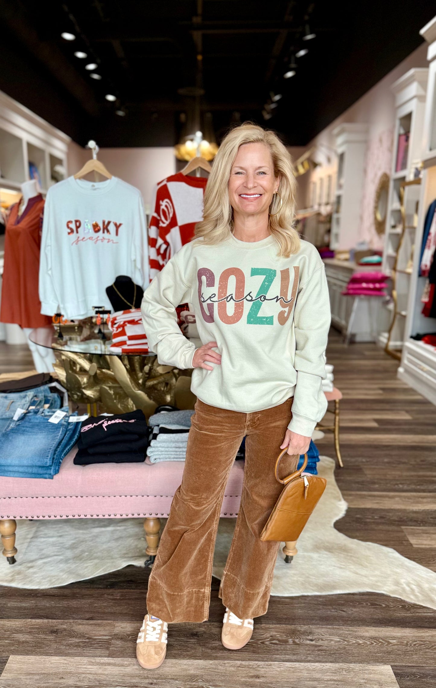 COZY SEASON Graphic Sweatshirt