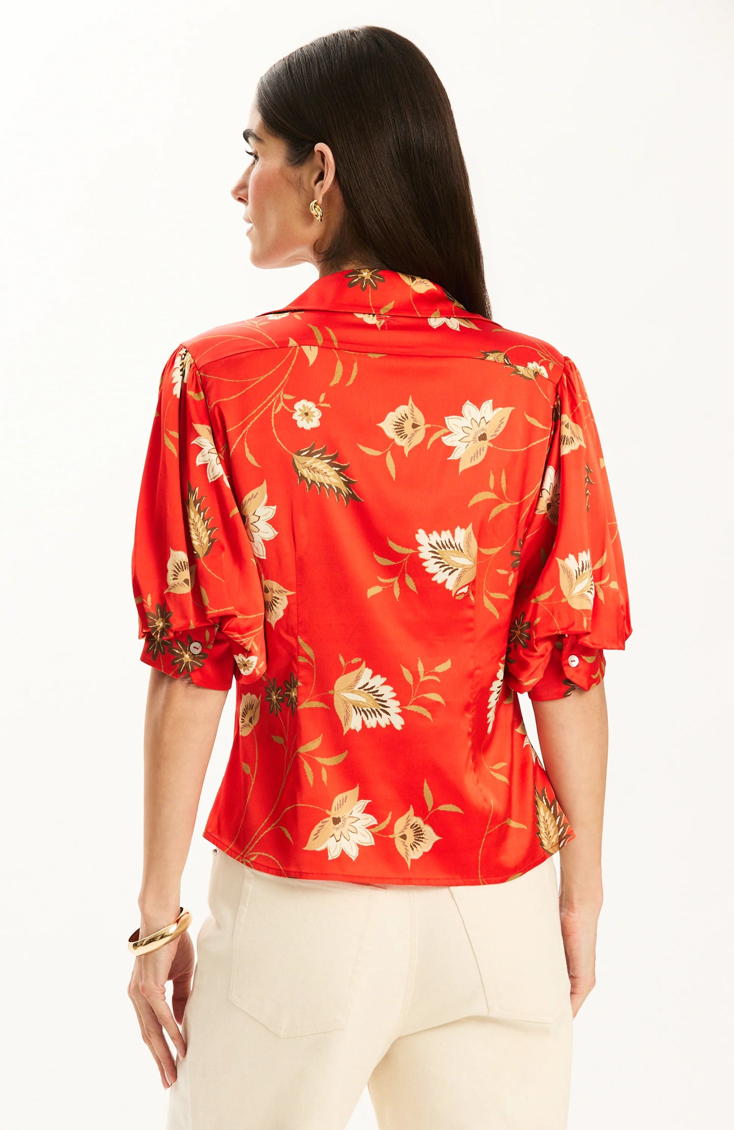 Tyler Boe Tara Floral Trails Top