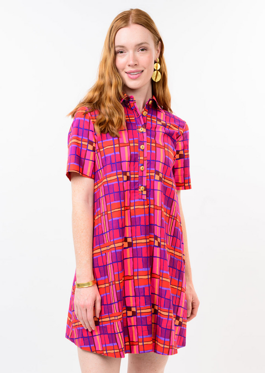 Uncle Frank's Plaid Shift Dress