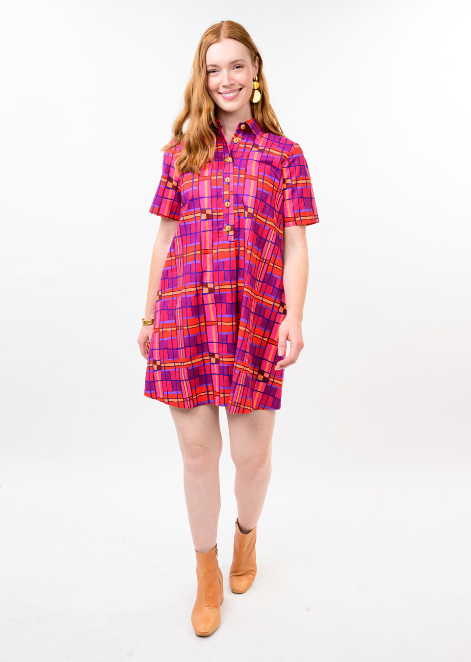Uncle Frank's Plaid Shift Dress