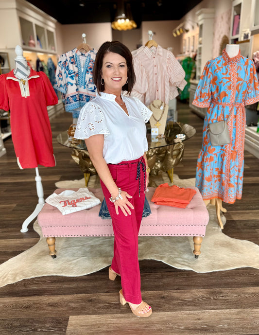 Maude Vivante Dani Top White