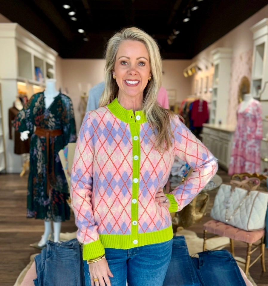 Argyle Cardigan