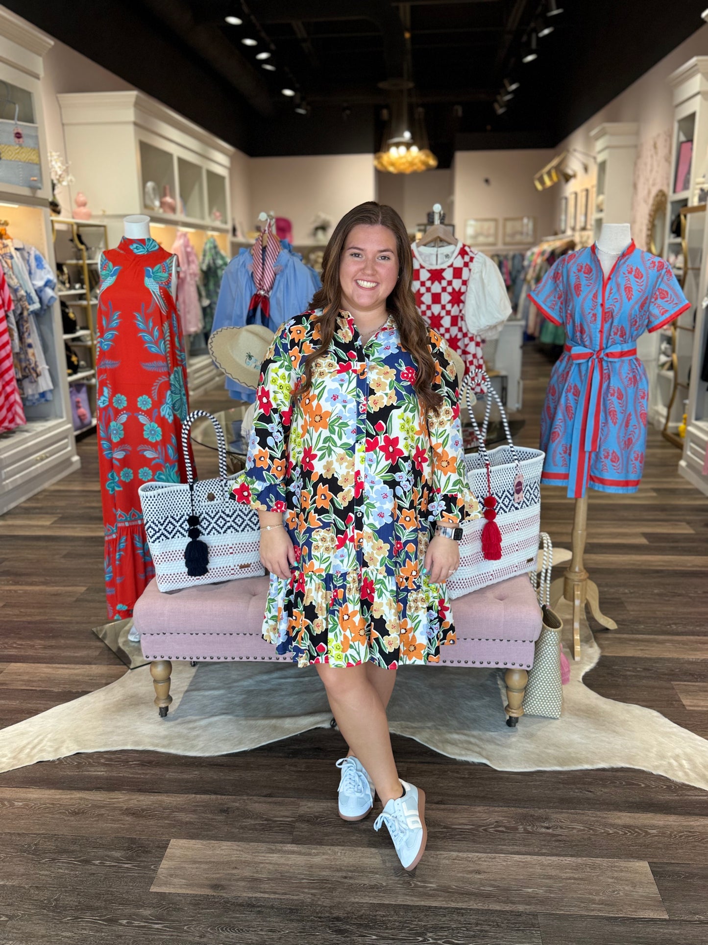 Uncle Frank's Wildflower Shirt Dress