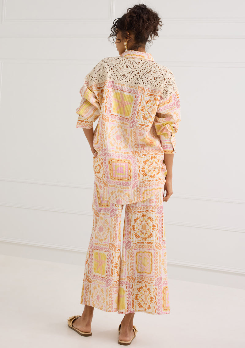 Alivia The Miranda Shirt Tahiti Tile