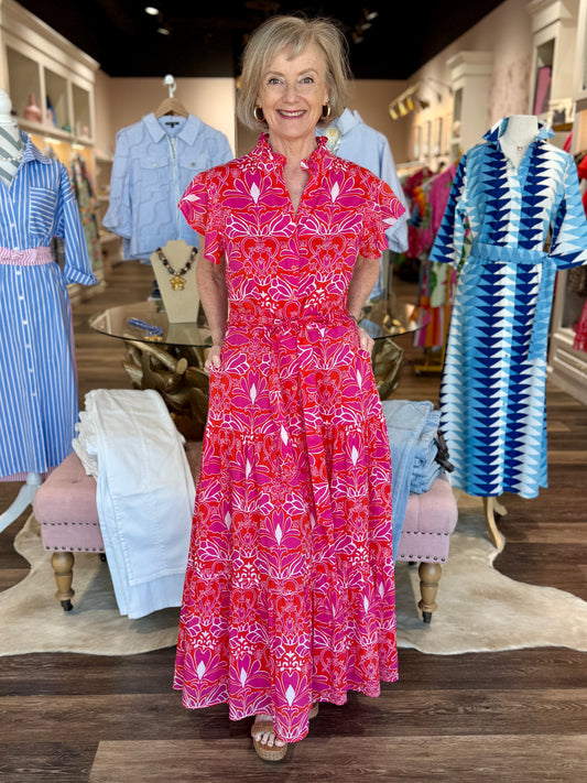 Jude Connally Mirabella Imperial Garden Peony Coral