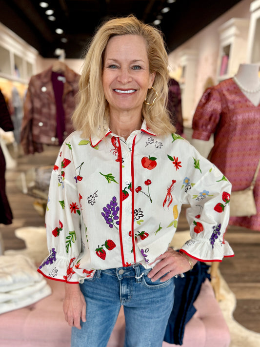 The Lobster Picinic Blouse