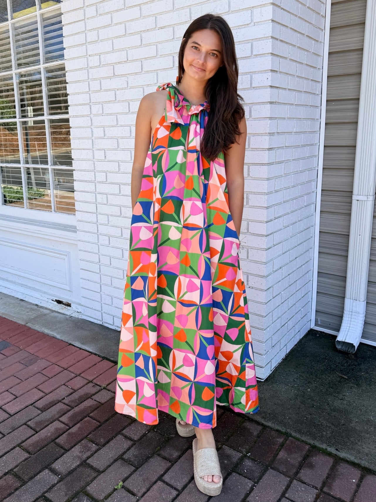 Julia Petal Pop Maxi Dress