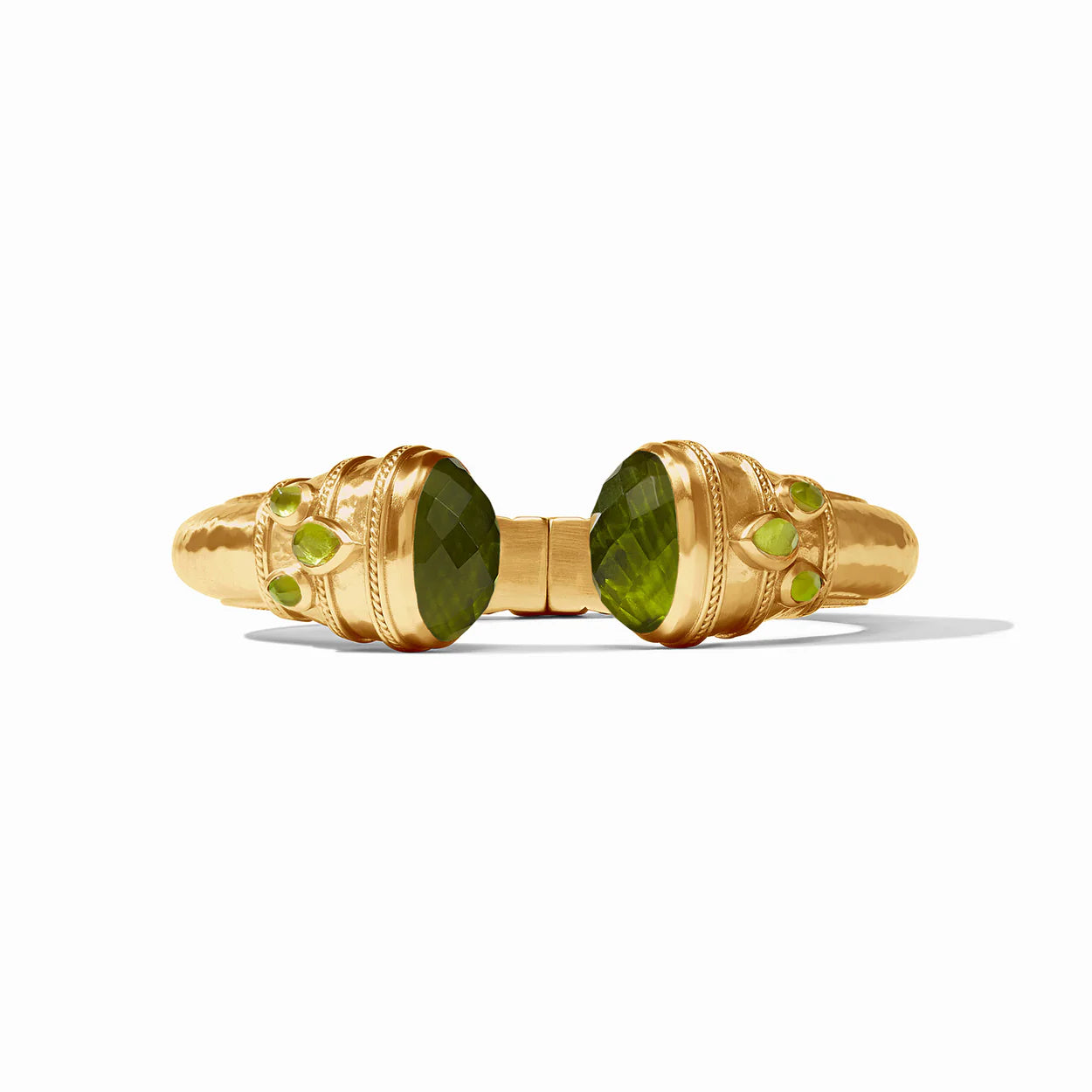 Julie Vos Cannes Cuff Iridescent Palmetto Green