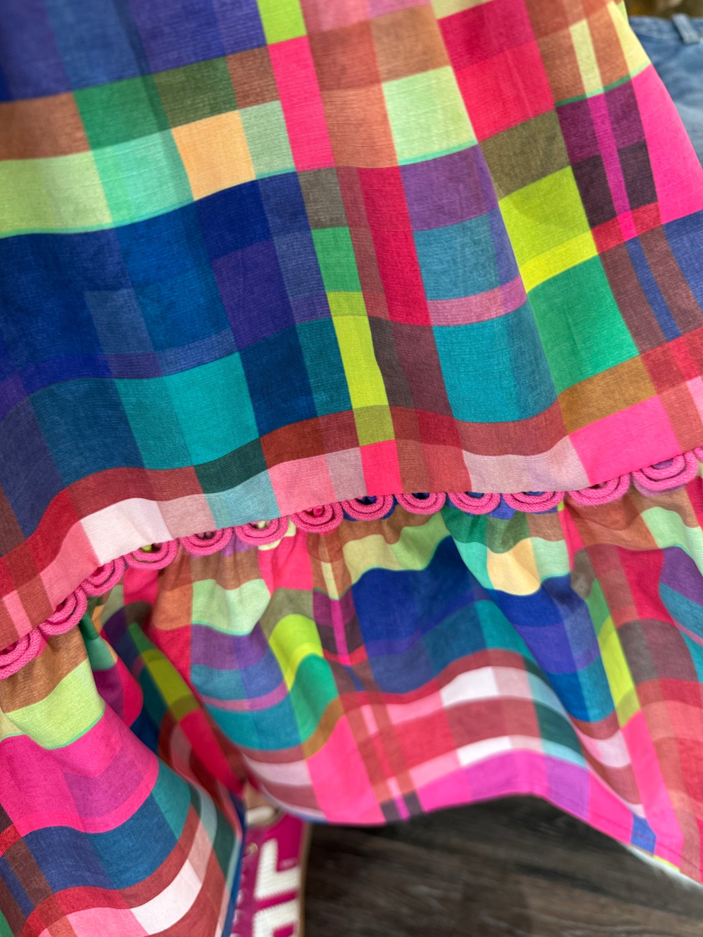 Alden Adair Rachel Dress Circus Plaid