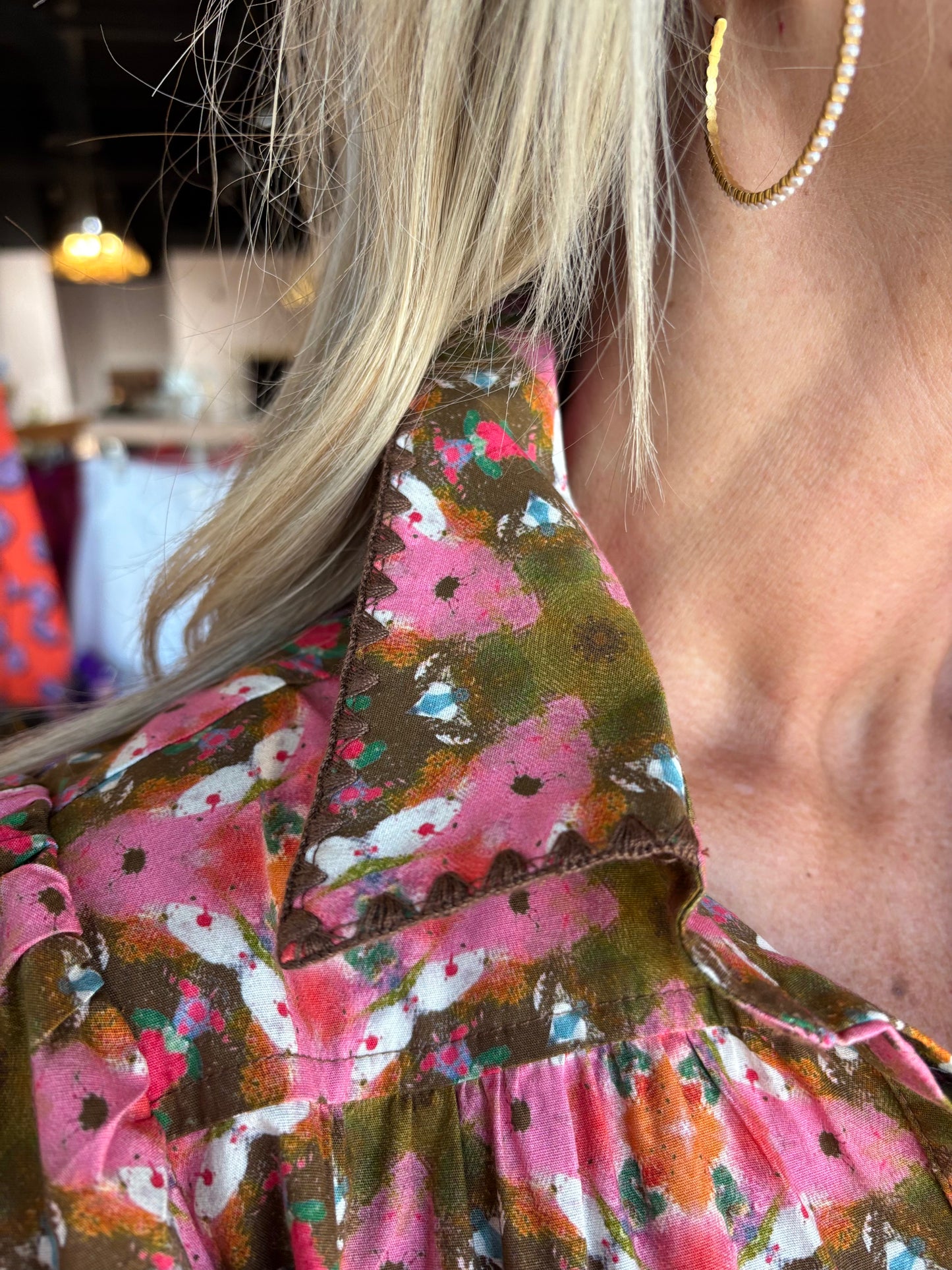 Brooks Avenue Banyan Long Sleeve Dress - Farmhouse Pink