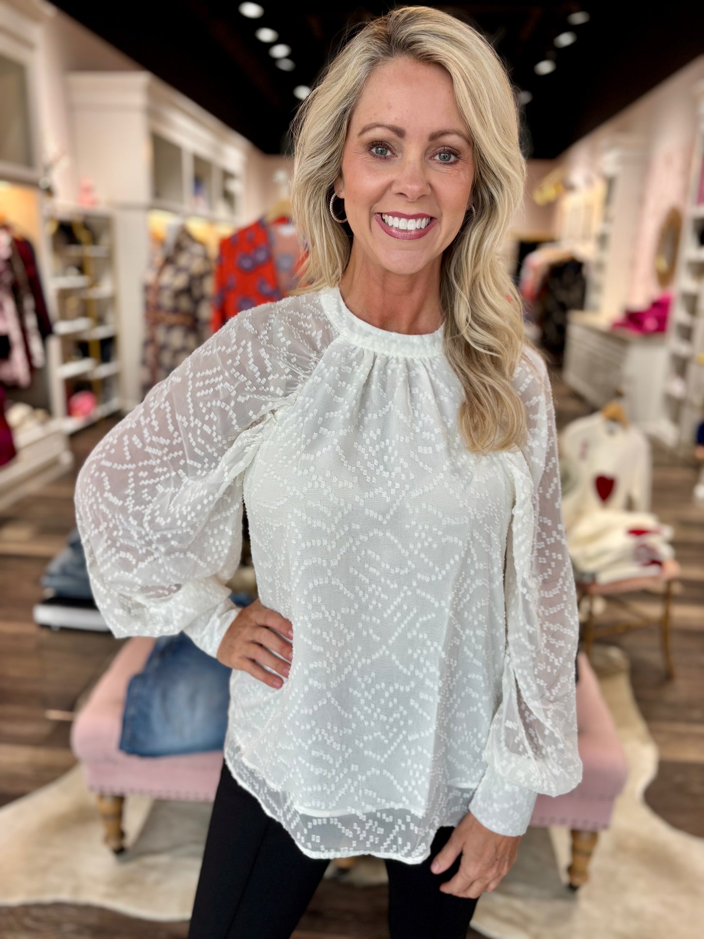 Veronica Top Marshmallow