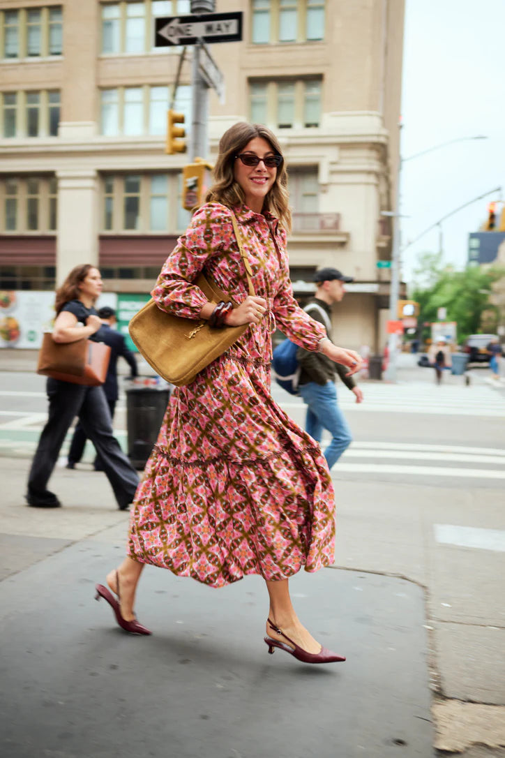 Brooks Avenue Banyan Long Sleeve Dress - Farmhouse Pink