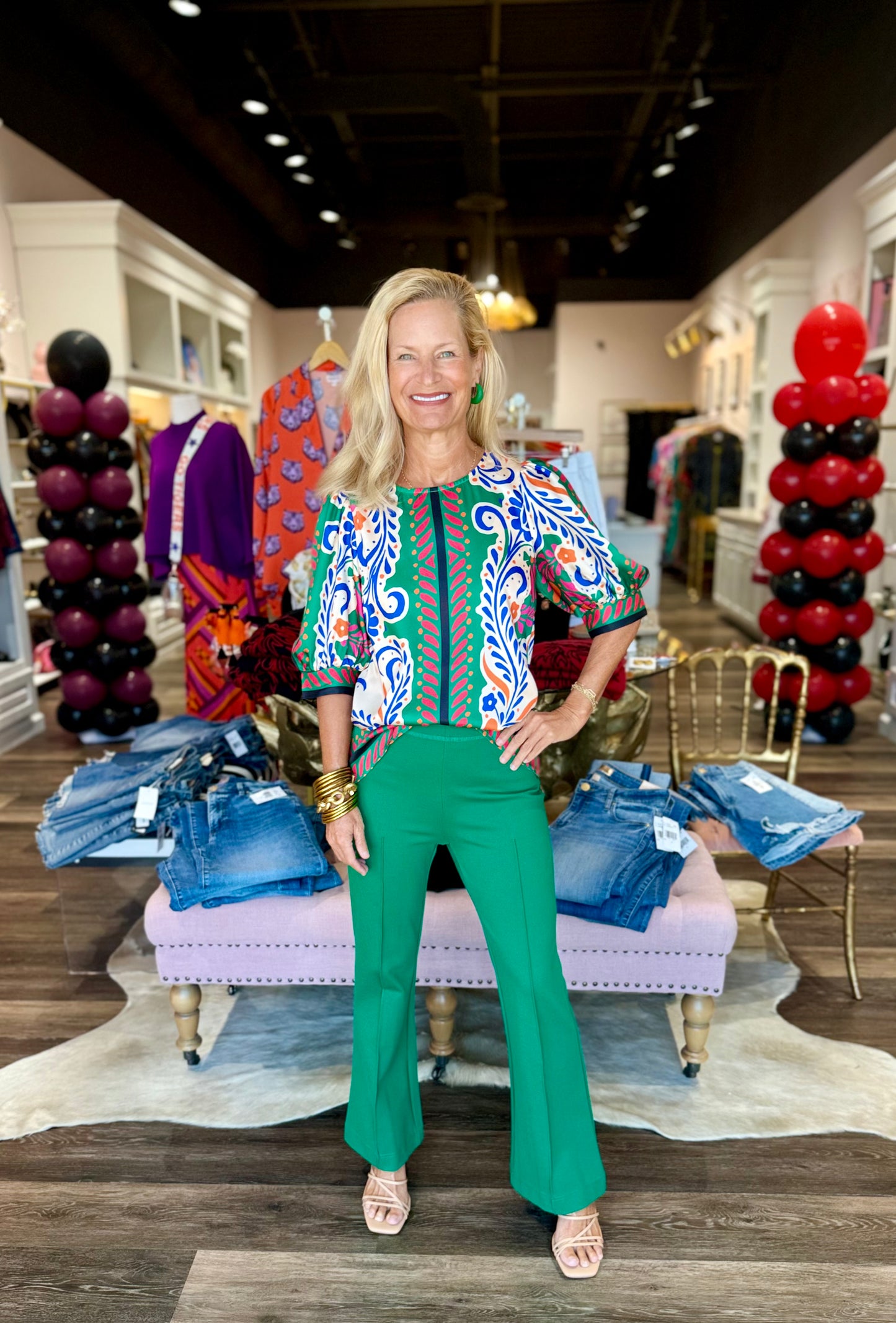 Jade Top Artistic Scarf