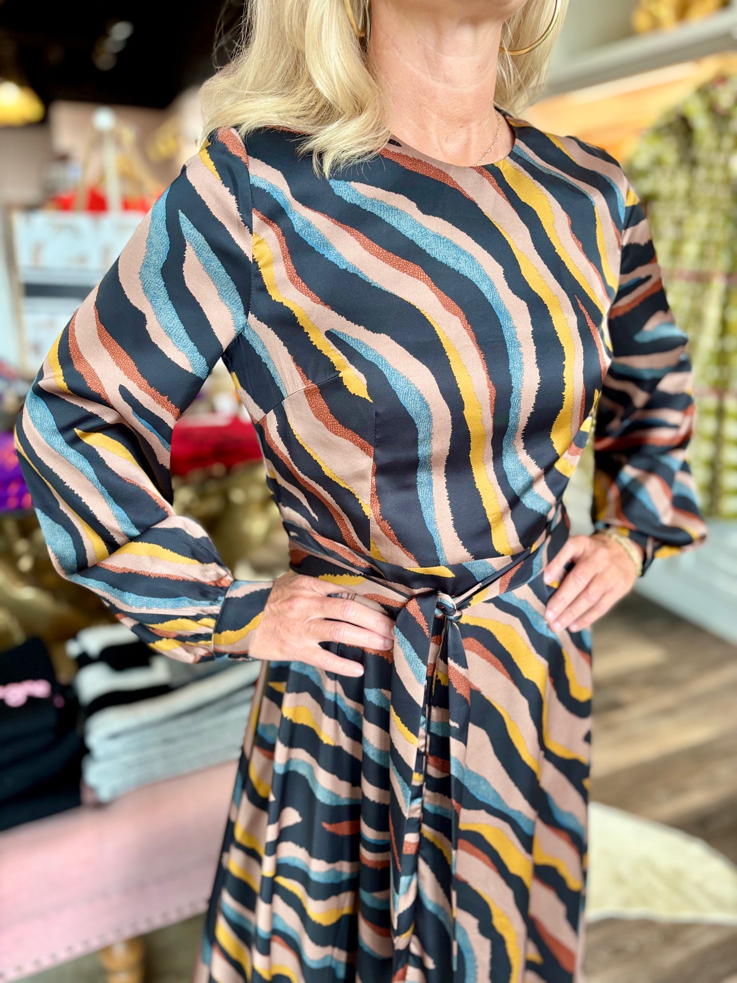 Zephir Long Dress Multi