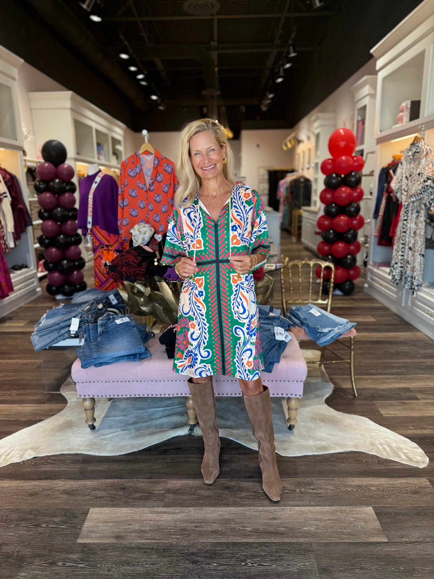 Jade Kimono Tunic Artistic Scarf