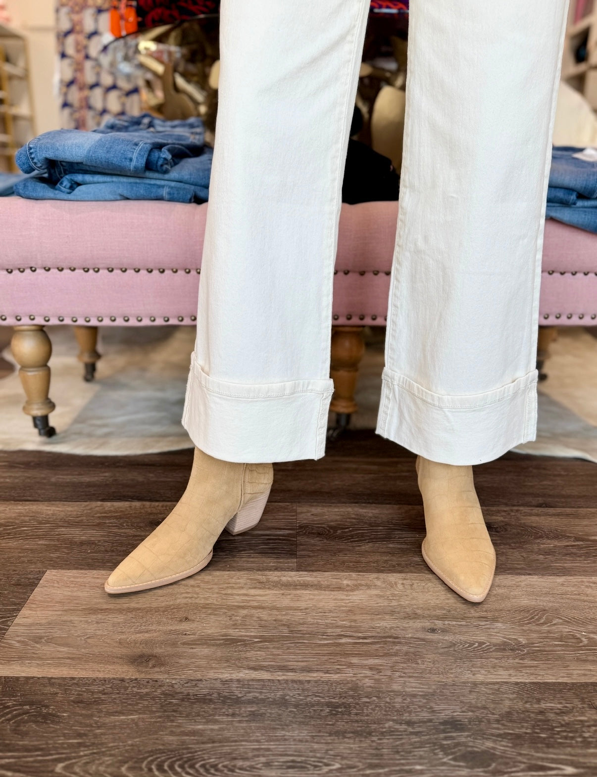 Kut Meg High Rise Wide Legs Candle