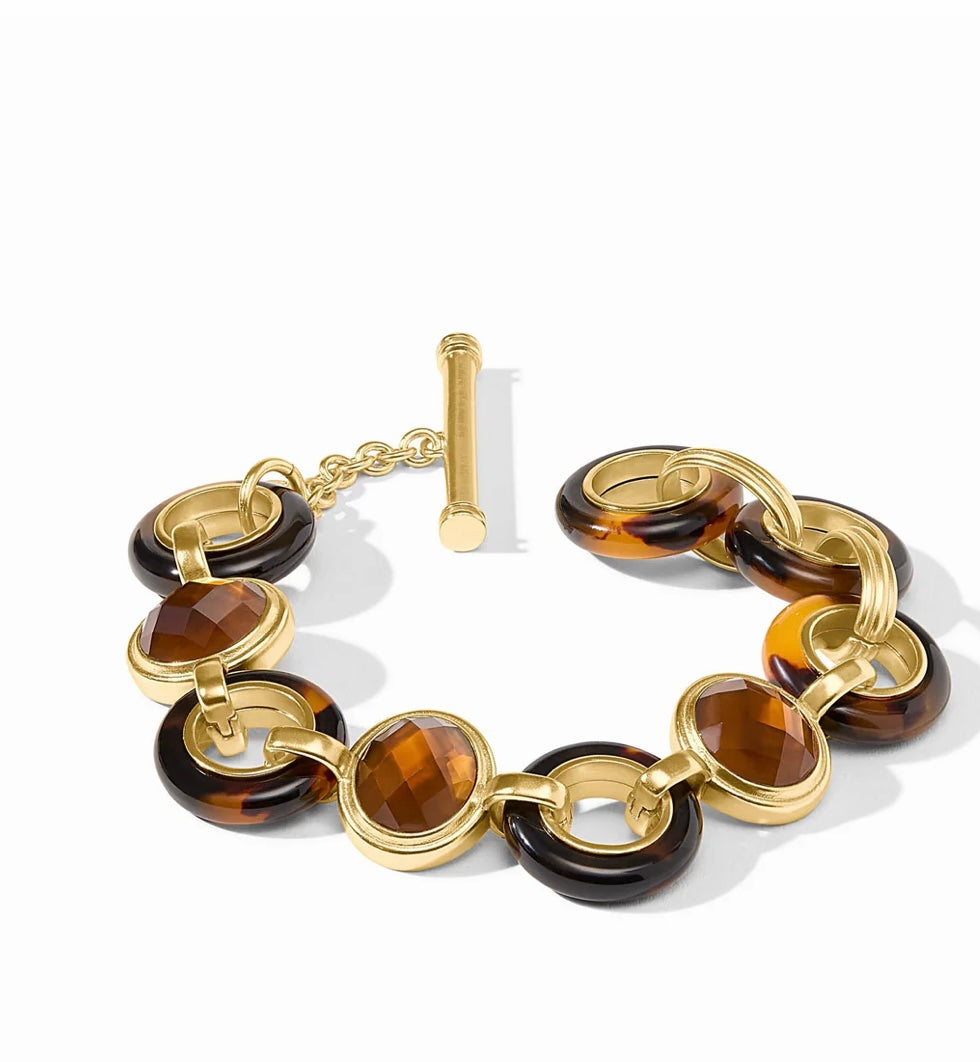 Julie Vos Carnaby Stone Bracelet Tortoiseshell
