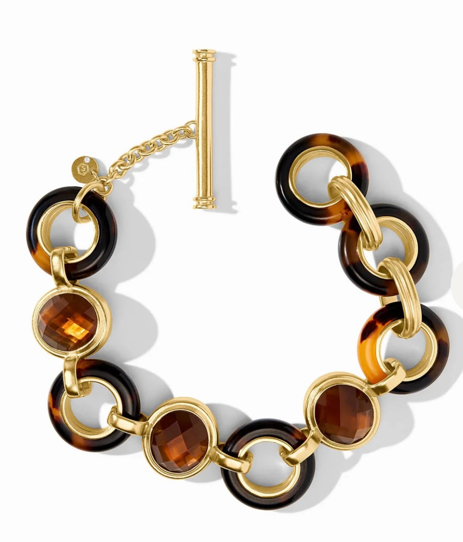 Julie Vos Carnaby Stone Bracelet Tortoiseshell