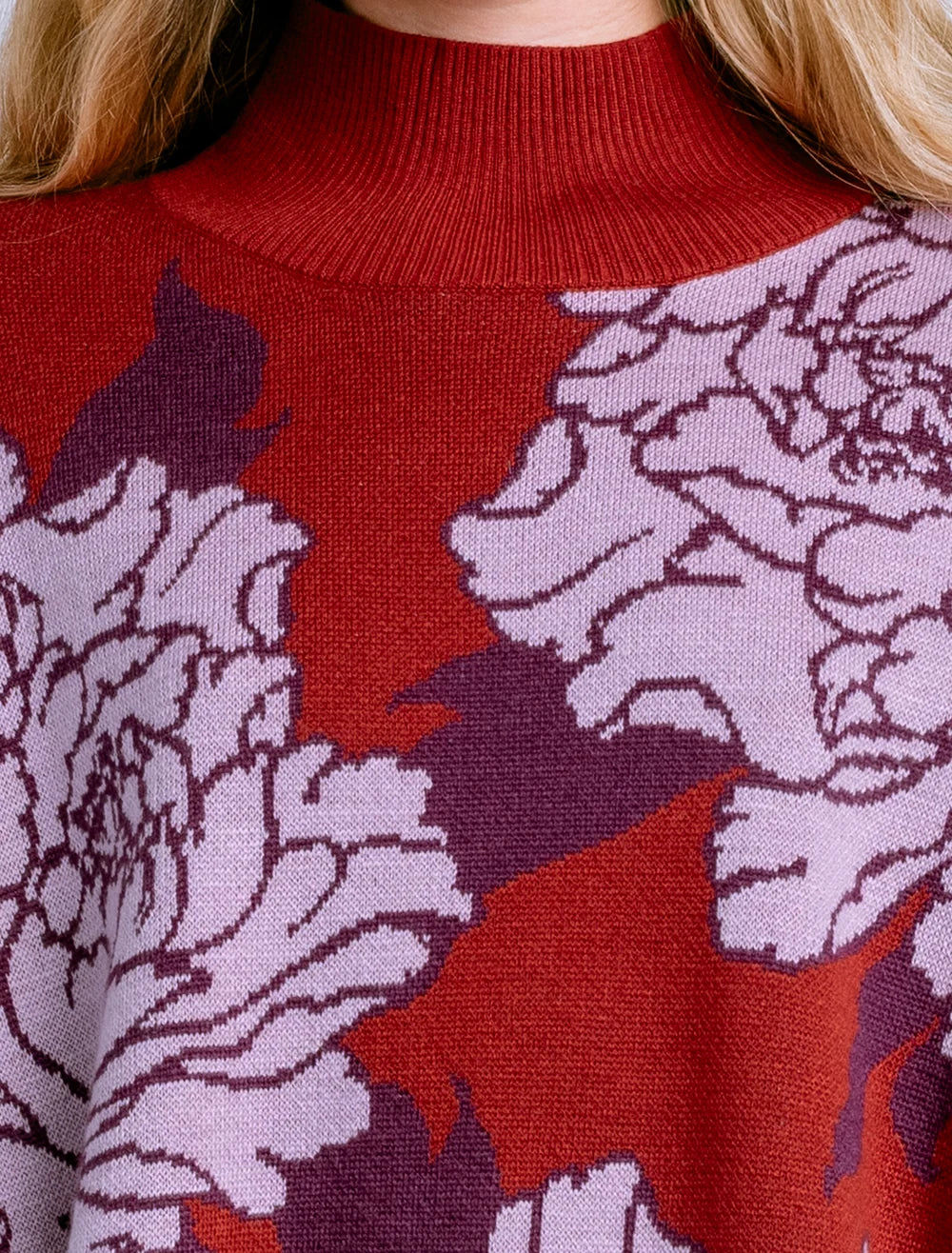 Kerisma Peony Aja Sweater Lunar Red