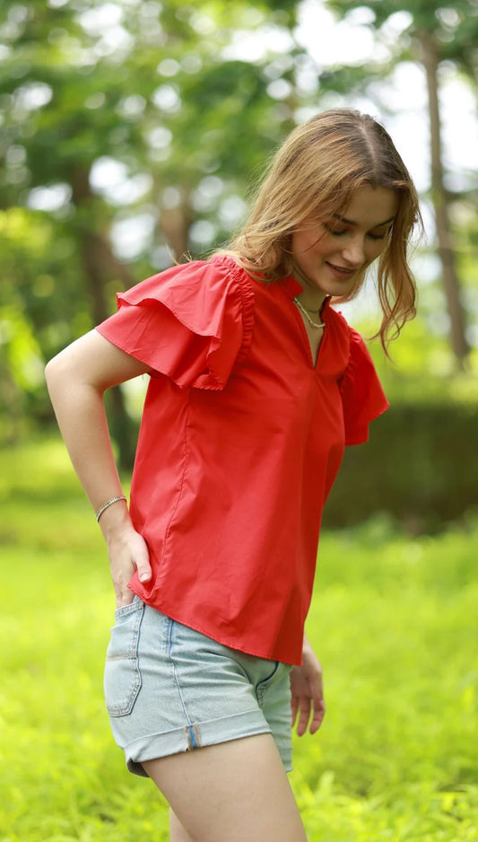 Maude Vivante Dani Top Chilli