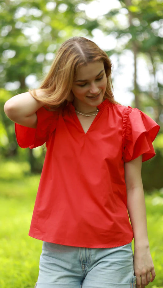 Maude Vivante Dani Top Chilli