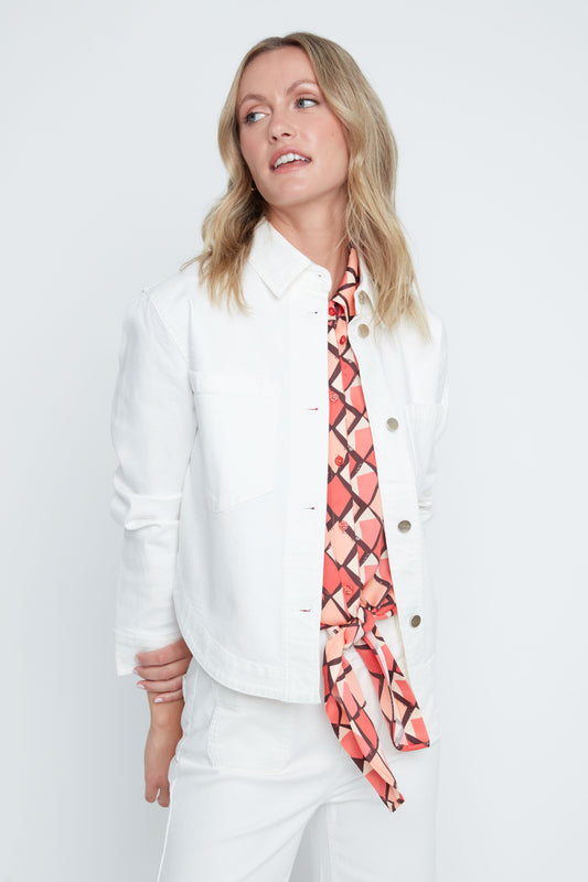 Renuar Woven Jacket Creme