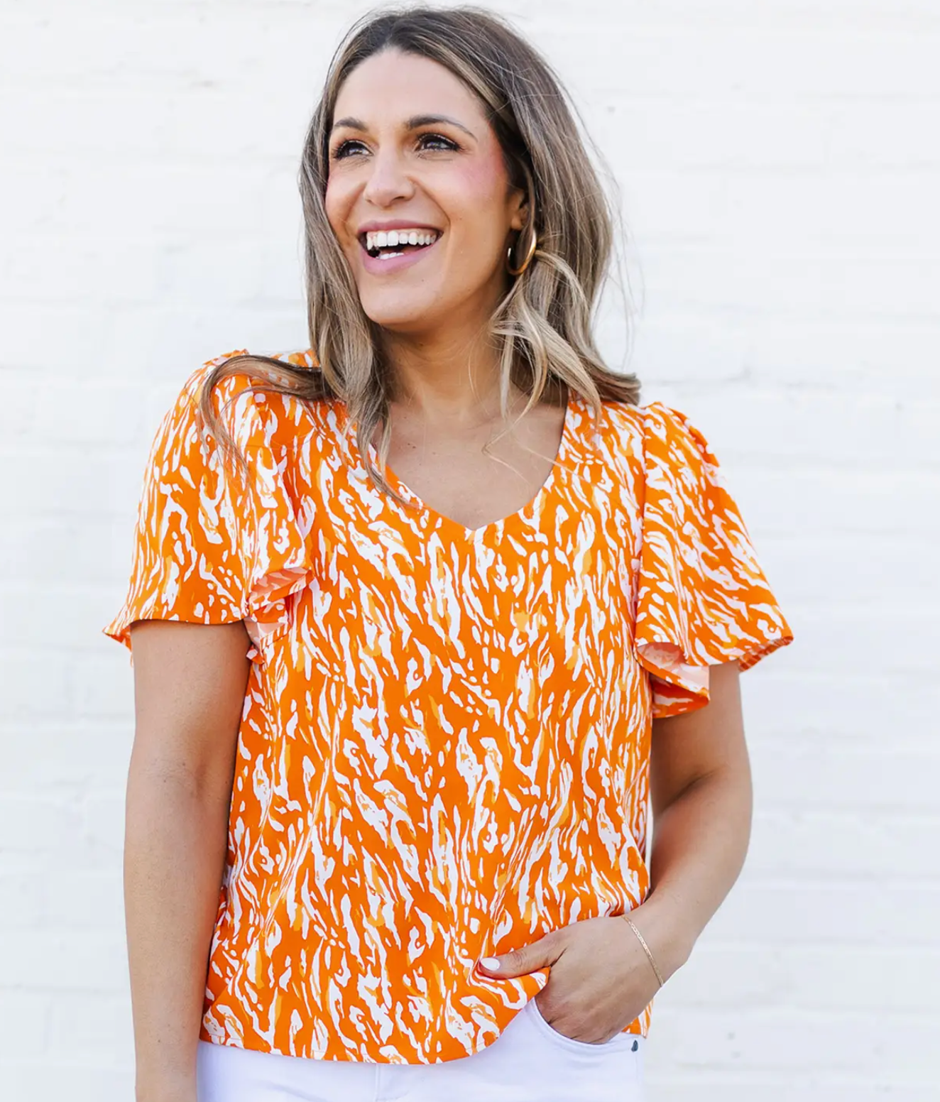 Tiger Tail Orange Top