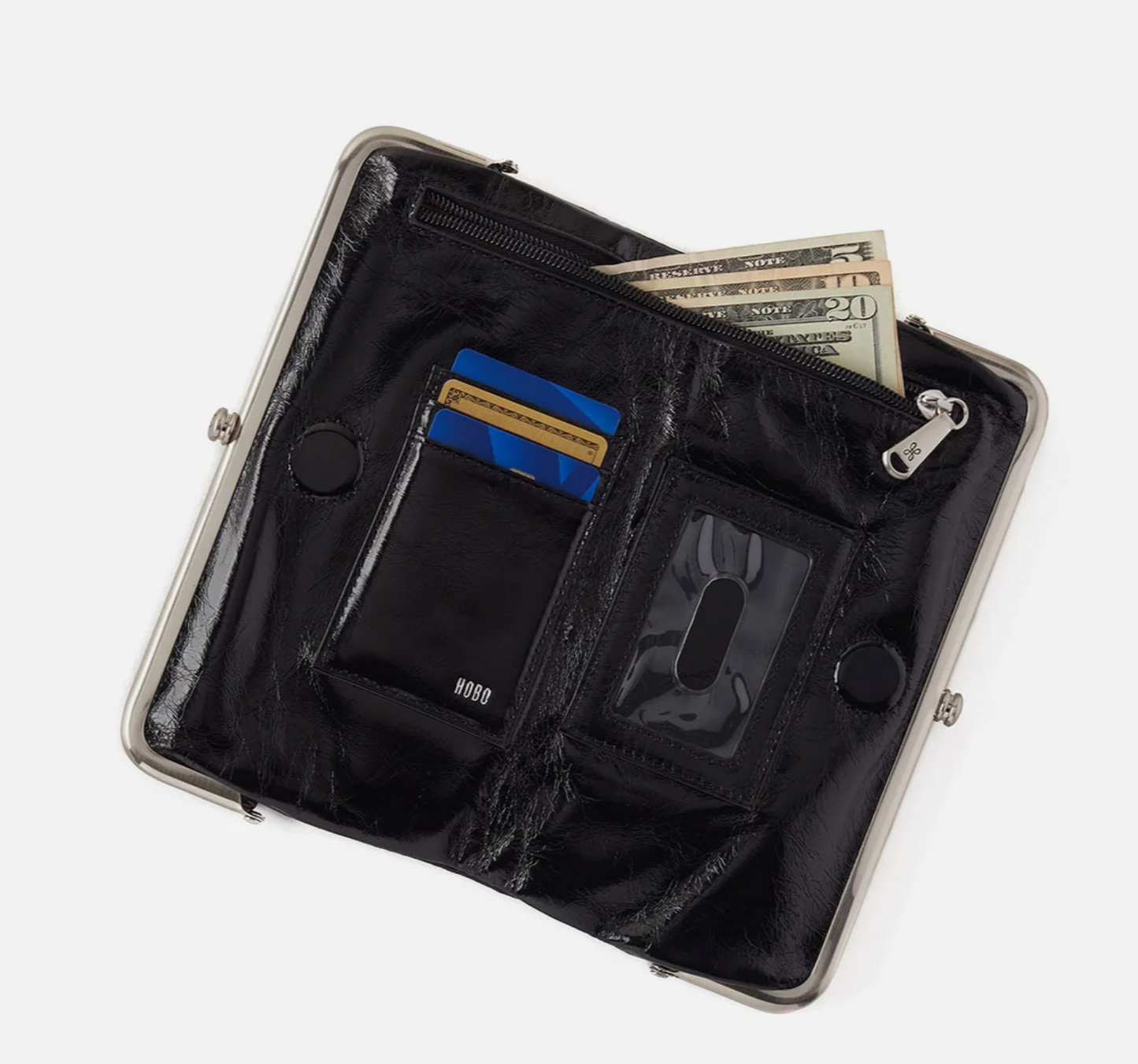 Hobo Lauren Clutch Wallet Saddle Stardust