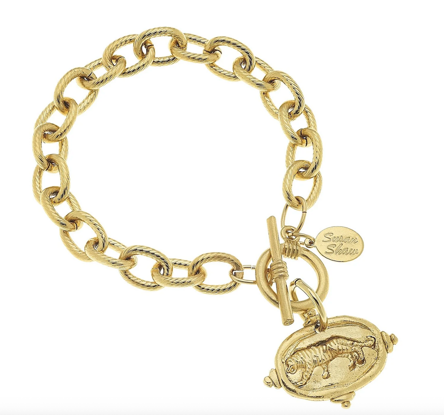 Susan Shaw Gold Tiger Bracelet