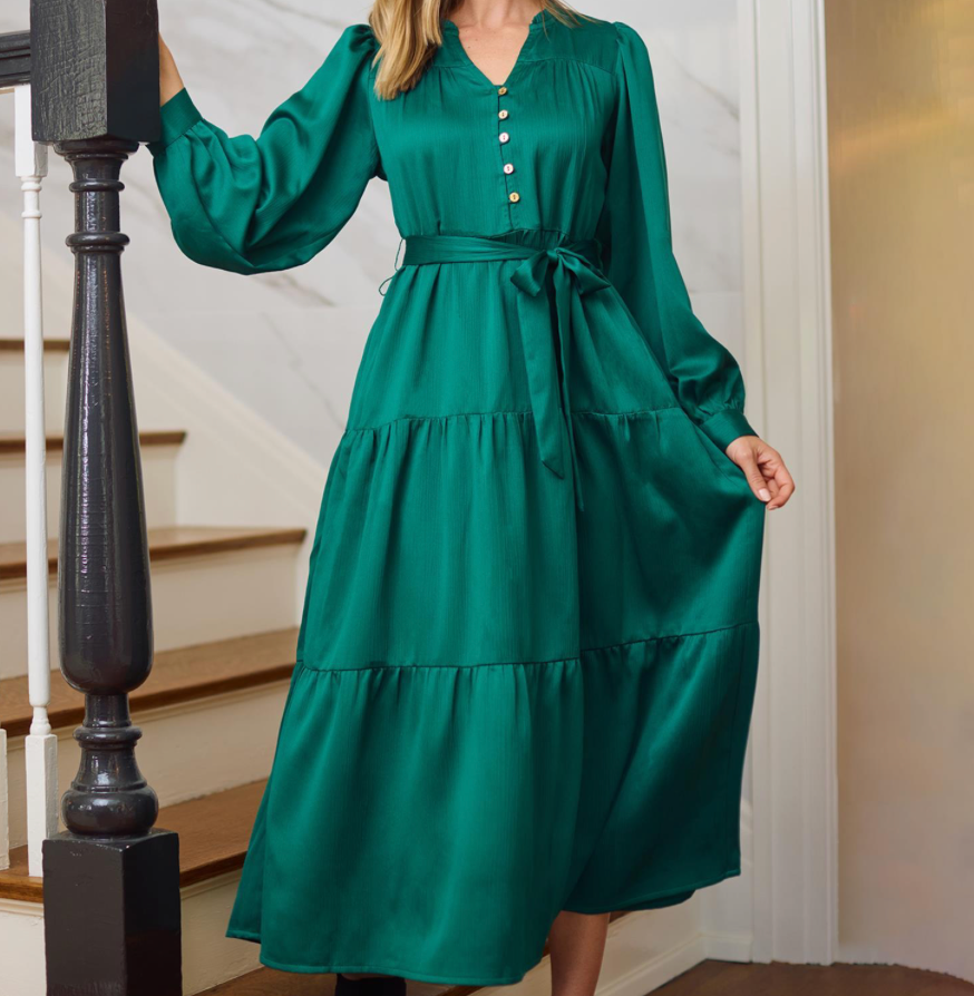 Gracelyn Dress Aventurine