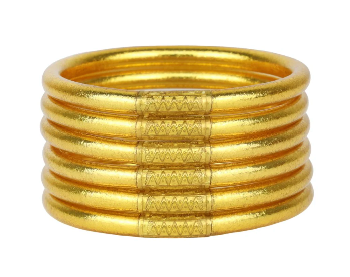 Budhagirl All Weather Bangles Gold