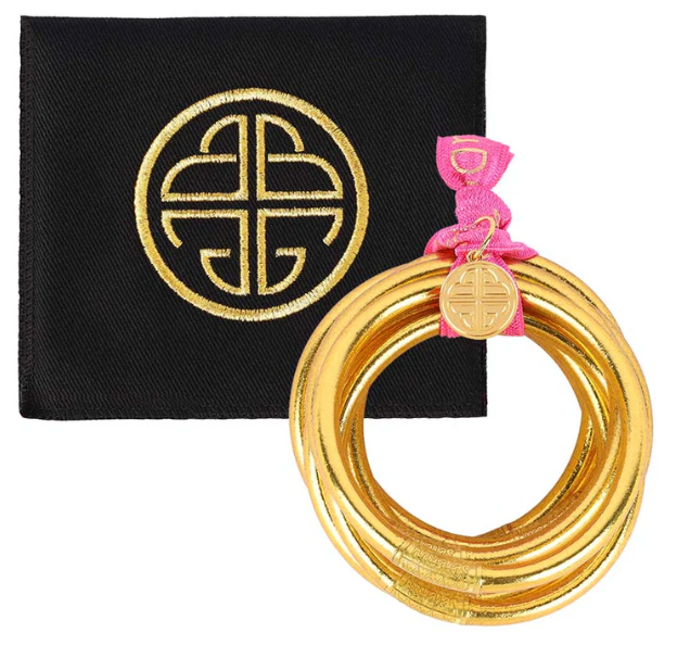 Budhagirl All Weather Bangles Gold