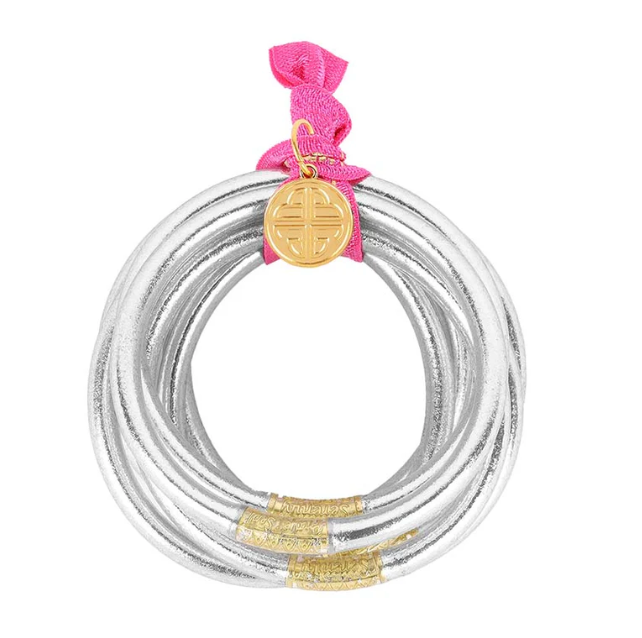 Budhagirl All Weather Bangles Silver