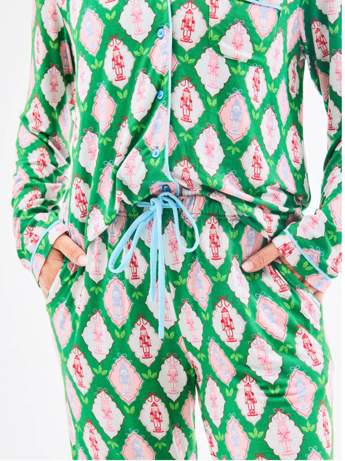 Mary Square Women's Pajama Set  Christmas Cavalry