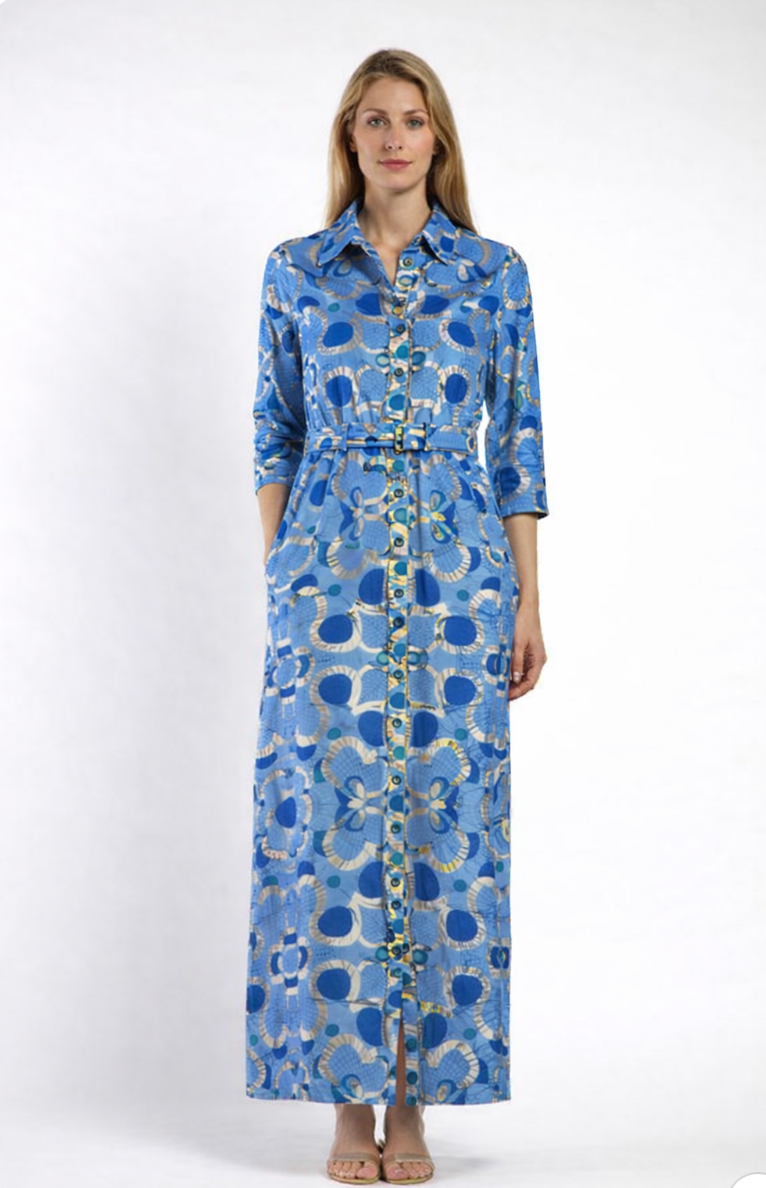 Jude Connally Minna Dress Peri Gold