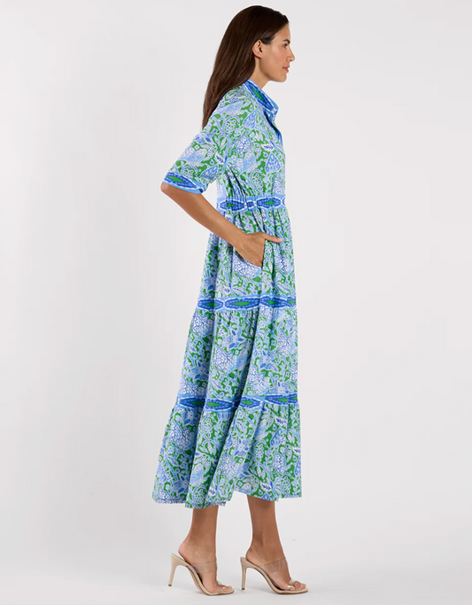 Jude Connally Candy Dress Butterfly Botanical Grass