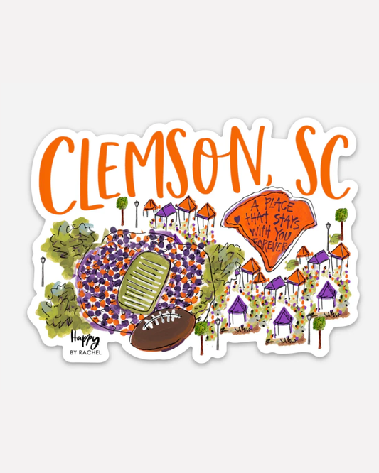 Clemson Stadium Sticker