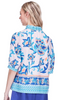 Joy Joy Trimmed Top Aegean Flora