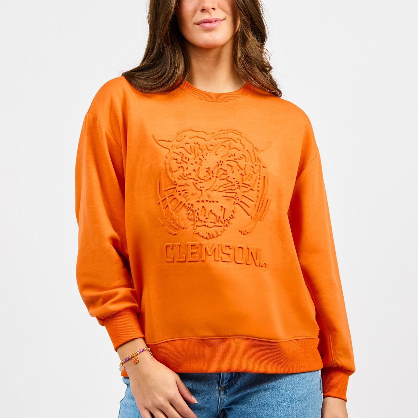 Mary Square Sarah Sweatshirt Clemson