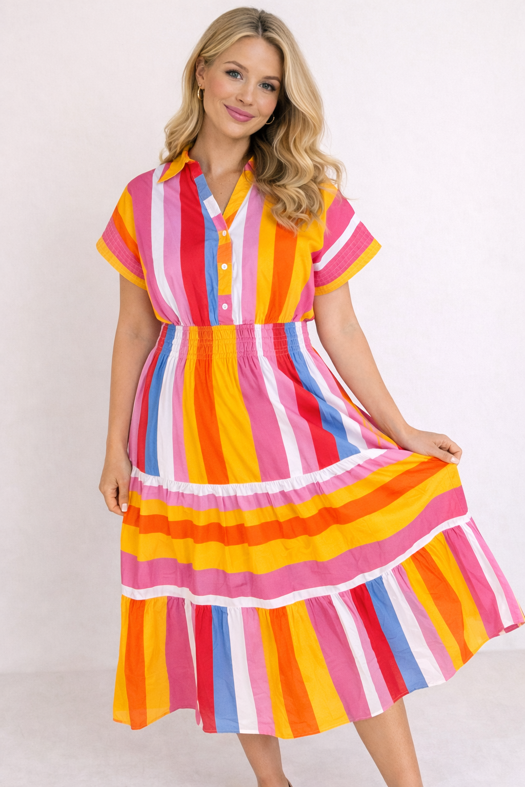 THML Sunset Stroll Midi Dress